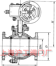 Q341F��Q341Y �� PN16~PN40 ΁�U����(d��ng)���y��Ҫ���μ��Y(ji��)��(g��u)�ߴ�ʾ��D