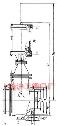 PZ641H �� PN16~PN63 ���(d��ng)��������l�y��Ҫ���μ��Y(ji��)��(g��u)�ߴ�ʾ��D