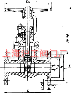 Z41T-10��Z41W-10 ���T�FШʽ�l�y��Ҫ���μ��Y(ji��)��(g��u)�ߴ�ʾ��D