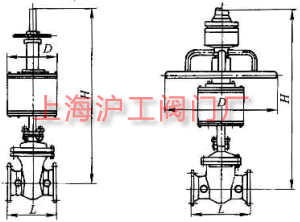 Z6s41H��Z6s41Y �� PN16~PN63 ���m�B�Ӛ��Шʽ�l�y��Ҫ���μ��Y(ji��)��(g��u)�ߴ�ʾ��D