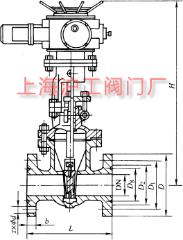 Z941H��Z941Y��Z941W �� PN100~PN200 ���늄�Шʽ�l�y��Ҫ���μ��Y���ߴ�ʾ��D