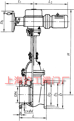 Z941T��Z941W��Z941H �� PN10��PN16 �F��늄�(d��ng)Шʽ�l�y��Ҫ���μ��Y(ji��)��(g��u)�ߴ�ʾ��D